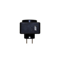 Lampe murale portable à bras flexible pour hôtel Lampe de chevet Lampe de lecture tactile Prise européenne TYPE C Veilleuse