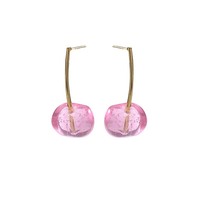 Niche Design Cherry Drop Oorbellen Koreaanse zachte stijl Fruit oorsieraden Dagelijkse outfit Energieke meisje Damesmodeaccessoires