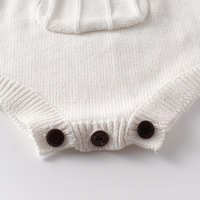 Combinaison en tricot unisexe en coton pour nouveau-né Engepapa Fashion, barboteuse décontractée pour bébé, vêtements pour bébé avec boutons pression personnalisés