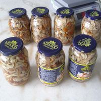 Assortiment de Champignons en Conserve de Qualité Supérieure, Variétés Mixtes, Présentés dans l'Eau, Champignons Comestibles Nutritifs, Légumes Conservés pour la Restauration