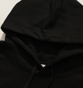Sweat-shirts à capuche pour hommes de haute qualité, design personnalisé avec logo, 100% coton, streetwear, impression puff, 350G, coupe ample, blanc - Product Image 2
