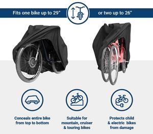 Housse résistante aux intempéries personnalisée Housse étanche à l'eau pour vélo Housse anti-poussière pour vélo avec sac à cordon - Product Image 2