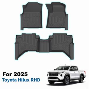 Ventes directes tapis de coffre de voiture tapis de sol de voiture résistant aux taches accessoires intérieurs de voiture en TPE de qualité médicale pour Toyota Hilux RHD 2025 - Product Image 1