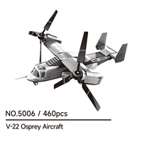 Wange 5006 V-22 Osprey Aircraft MOC Block Bricks Model Kids Unisex Educational Assembly Building Block Toy Set Collection Toy