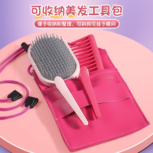 <b>Dropshipping</b> Shopify Kids Hair Salon Toy Set With Lights Sounds Pretend Play Makeup Dresser Birthday Gift For Girls - Product Image 4