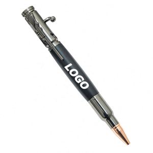 Bolígrafo Táctico Personalizable con Mecanismo de Cerrojo - Bolígrafo de Metal Grabado con Logotipo, Idea de Regalo Promocional - Product Image 1