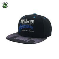 Casquette Snapback 6 Panneaux à Motif Camouflage pour Activités de Plein Air et Surf avec Broderie 3D Personnalisée, Style Décontracté, Formel et Hip Hop