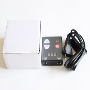 เครื่องจ่ายไฟสำหรับเครื่องสักดิจิตอล LCD อัจฉริยะแบบพกพา ทำจากสแตนเลส สำหรับงานศิลปะบนร่างกายและการรักษาผิว - Product Image 5