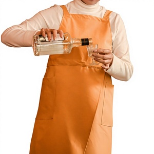 Tablier de travail en soie pour homme Model Technology CKB-APR-A-<span class=keywords><strong>OG</strong></span>, type à bretelles, propre, imperméable, résistant à l'huile, respirant, protection pour uniforme - Product Image 1