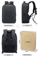 Mochila LED Inteligente Programable con Control por Aplicación, Resistente al Agua IP54, a Todo Color, 1080P, 1000cd, 3840Hz, Legible Bajo la Luz Solar