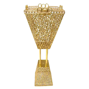 BRUSHSTROKE BLISS IB-03 Brûleur d'encens autoportant en métal fait main, style arabe, pour hôtels et restaurants, écologique - Product Image 1