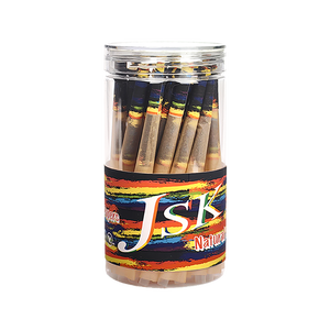 En gros Pré Personnaliser Rouleau De Papier Emballage Pré Logo Privé Roulé Cône Blanc Brun dans Pot Bouteille avec Étiquette Imprimée 40 Pcs - Product Image 1