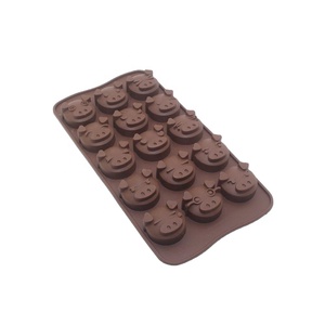 Fácil de limpiar no palo resistente al calor postre <span class=keywords><strong>fondant</strong></span> <span class=keywords><strong>pastel</strong></span> de 3d Resina de silicona molde <span class=keywords><strong>chocolate</strong></span> - Product Image 1