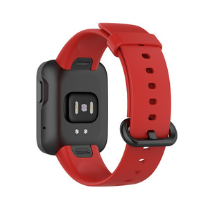 Correa de silicona para reloj Xiaomi <span class=keywords><strong>Mi</strong></span> <span class=keywords><strong>Watch</strong></span> <span class=keywords><strong>Lite</strong></span>/redmi 1st Gen, repuesto de goma suave de 10 colores con Clips - Product Image 6