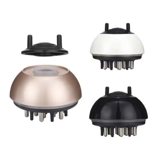 Peigne à huile essentielle pour massage du cuir chevelu en silicone portable, équipement de massage pour salon de beauté - Product Image 4