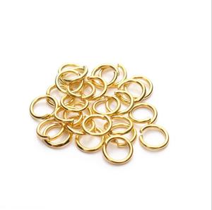 Vekeklee Anillo de Salto Redondo Multifunción de 8mm de Hierro Metálico <span class=keywords><strong>en</strong></span> <span class=keywords><strong>Latón</strong></span> Antiguo y Oro KC para Accesorios de Bolsos y Fornituras de <span class=keywords><strong>Joyería</strong></span> - Product Image 2
