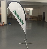 Drapeaux de plage personnalisés à plumes, impression numérique, avec mât et base, pour publicité extérieure et automobile – Vente chaude – Fabricant direct