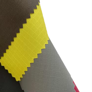 ผ้าเต็นท์สีเทาอ่อนกันน้ํา Pu เคลือบผ้าฟอร์ด 210D คู่สาย Ripstop - Product Image 2