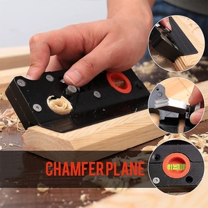 Pialla Manuale in <span class=keywords><strong>Legno</strong></span> <span class=keywords><strong>per</strong></span> Rifilatura Rapida e Smussatura dei Bordi, Utensile <span class=keywords><strong>per</strong></span> Falegnameria - Product Image 2