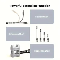 Kit de réparation multifonctionnel 115-en-1 avec tournevis magnétique, pinces en alliage d'acier au carbone et outils de démontage pour téléphone/PC