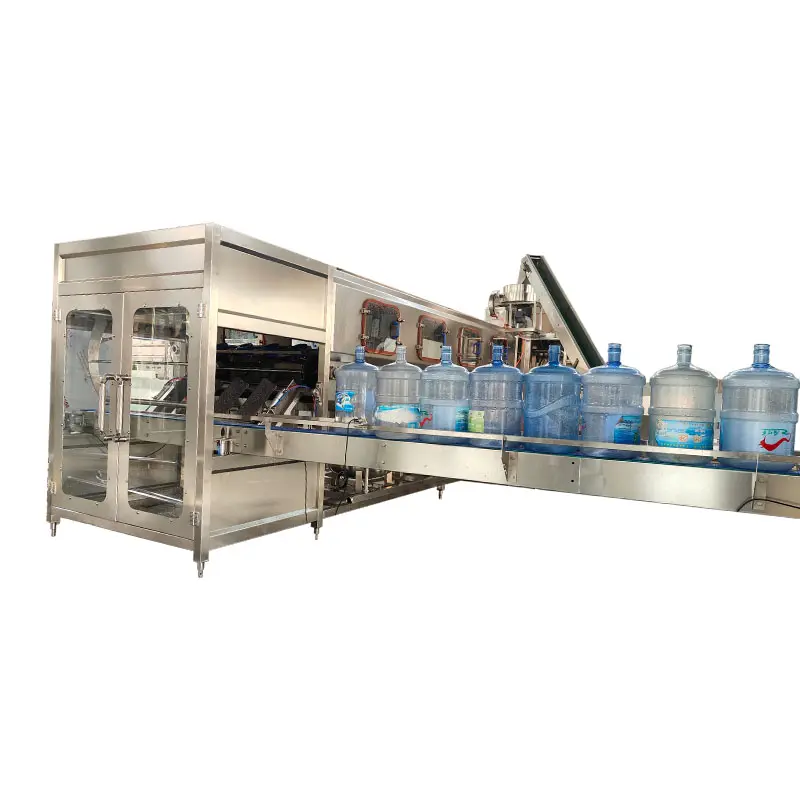 Automatic Price 18 19 20 Liter Polycarbonate Returnable Bucket 3 to 5 Gallon Bottling Water Filling Capping Machine