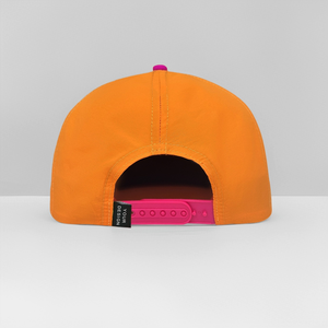 Casquette de baseball Snapback 5 panneaux à visière plate, non structurée, avec logo personnalisé OEM, broderie rétro, style 'Duck Rope', pour le camping et les activités de plein air, modèle 256 Sports - Product Image 6