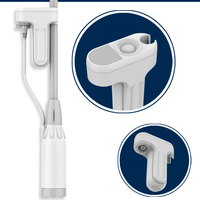 Pompe à pression électrique Rechargeable USB, Kit de douche Portable en plastique alimenté par batterie 12V ensemble de douche de Camping
