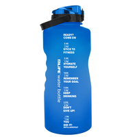 Bouteille d'eau sport personnalisée ODM en gros avec logo, 3,78 L, avec couvercle en plastique et bouchon Garrafa pour le sport