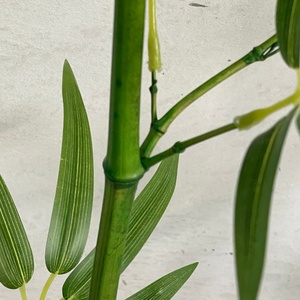 Plante artificielle en <span class=keywords><strong>bambou</strong></span> en plastique, décoration de style moderne et luxueux, feuilles simulées respectueuses de l'environnement <span class=keywords><strong>pour</strong></span> une utilisation en intérieur et en extérieur - Product Image 4