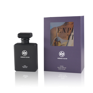 Bouteille de <span class=keywords><strong>Parfum</strong></span> en Verre Carrée Plate de 50 ml, Vide et Rechargeable, avec Bouchon Noir Mat à Vis, Pompe Vaporisatrice et Sérigraphie - Product Image 3