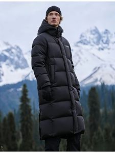 <span class=keywords><strong>Manteau</strong></span> d'hiver pour homme, long, style décontracté, coupe-vent, doudoune pour homme, doudoune en duvet d'oie, veste matelassée pour homme, veste coupe-vent - Product Image 2
