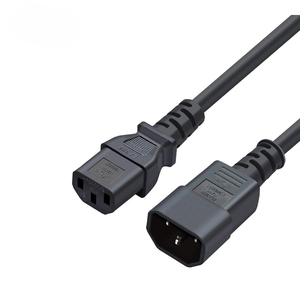 Câble adaptateur d'alimentation IEC mâle C14 vers femelle, rallonge, 1M 2M 3M, livraison gratuite - Product Image 3