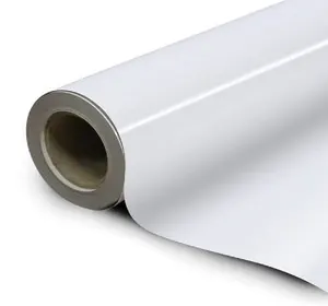Stampa Offset rivestito a specchio bianco lucido 80g 120g carta patinata adesivo in carta autoadesiva semilucida