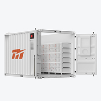 Sistema de Almacenamiento de Energía en Contenedor Modular MATE de 20 pies con Batería LiFePO4 de 500kWh 1MWh para Sistema de Respaldo de Comunicación y Señalización Ferroviaria