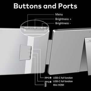 Monitor Portátil Triple de 15.6 Pulgadas y 1080P para Negocios, Juegos y Oficina, Extensor de Pantalla Dual para Laptop, IPS USB C - Product Image 4