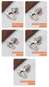 Bisagra de Acero Laminado en Frío para Muebles de Diseño Tradicional, para Puertas de Armarios de Cocina, Duradera, Fácil Instalación, Apertura de 90 Grados, para el Hogar - Product Image 2