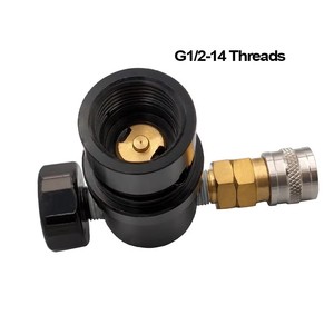 Regolatore di Pressione dell'Aria <span class=keywords><strong>HPA</strong></span> Paintball MR GEN2 Pressione di Uscita 40-200 PSI con Attacco US, Tubo e Manometro 300 PSI - Product Image 5
