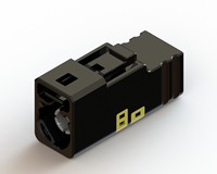 Conector RF HRB FAKRA, Sistema de Conectividad de Datos, Conector de Cable a Placa, 1 Posición, Señal Horizontal Blindada