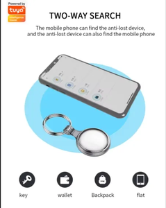 Mini localisateur GPS intelligent anti-perte et suivi des étiquettes de traqueur d'air avec porte-clés et étui - Product Image 2