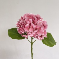 Bunga Hydrangea PU Buatan HGA Grosir, Bunga Hydrangea Palsu Realistis untuk Dekorasi Rumah, Kantor, dan Centerpiece Resepsi Pernikahan