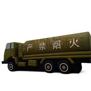 كبير قابل للنفخ الكرتون PVC سيارة قابلة للنفخ لون مخصص شاحنة نموذج سيارة قابلة للنفخ للبيع - Product Image 1