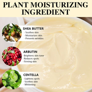 Manteca de karité natural al por mayor, Arbutina orgánica refinada y Niacinamida, Crema Corporal blanqueadora antiarrugas hidratante profunda a granel - Product Image 3