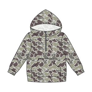 Précommande : Ensemble Famille Assorti – Sweats à Capuche Camouflage Décontractés Automne-Hiver pour Bébés et Tout-Petits Garçons - Product Image 5