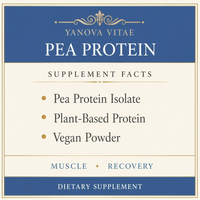 Poudre d'isolat de protéines de pois 100% végétale pour la récupération musculaire et le soutien de la masse protéique maigre