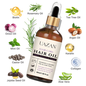 Aceite natural vegano OEM <span class=keywords><strong>para</strong></span> <span class=keywords><strong>el</strong></span> cuidado del <span class=keywords><strong>cabello</strong></span>, repara <span class=keywords><strong>el</strong></span> buen olor, <span class=keywords><strong>el</strong></span> aceite de argán, <span class=keywords><strong>romero</strong></span>, menta, árbol de té <span class=keywords><strong>para</strong></span> todo tipo de <span class=keywords><strong>cabello</strong></span> - Product Image 2