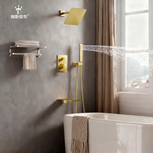 Juego de Ducha Multifuncional de Acero Inoxidable para Baño, con Agua Fría y Caliente, de Alta Calidad - Product Image 4