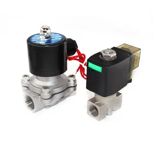 220V AC 24V DC Normally Closed Solenoid Valve stainless steel Pilot 2S-25 Diaphragm Type Electric Water Fluid Solenoid Valve