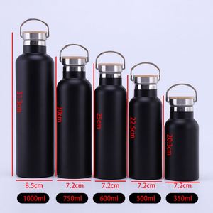 Custom logo Double Wall Vacuum Reusable Travel Metal <b>Flask</b> Hot Sale Insulated Hiking Sports Standard Mouth Water Bottle - Product Image 2