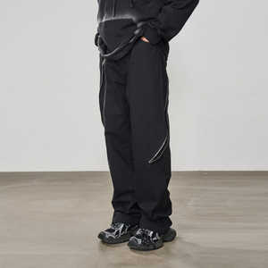 Пользовательские рабочие нейлоновые брюки на молнии 3 обычные спортивные брюки-карго на молнии - Product Image 5