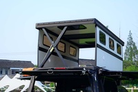 Tente de toit électrique Sanmi à ouverture automatique pour SUV, auvent de toit résistant à l'humidité avec parois respirantes, coque rigide personnalisable OEM